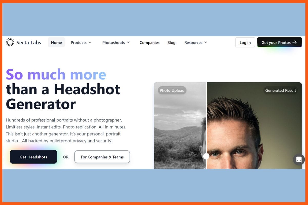Secta AI - Top AI Headshot Generator Tools