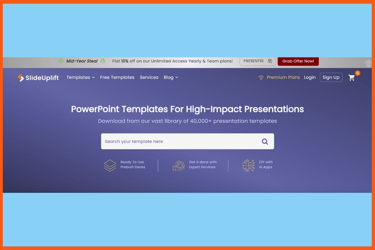 SlideUpLift - 10 Best Websites for Professional PowerPoint Templates