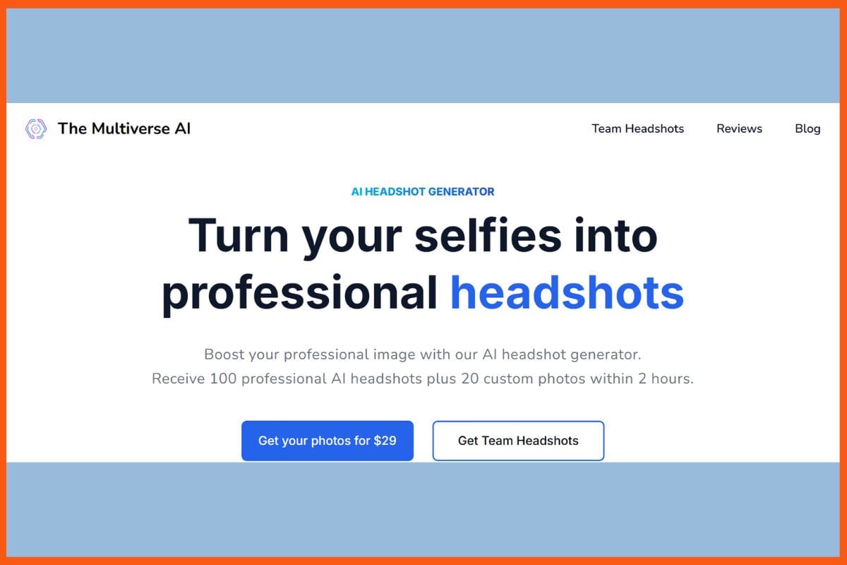 Multiverse - Top AI Headshot Generator Tools