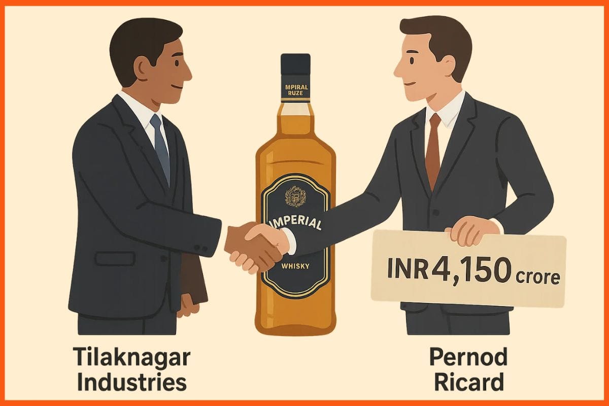 Tilaknagar Industries Acquires Imperial Blue Whisky from Pernod Ricard for INR 4,150 Crore in Landmark Deal
