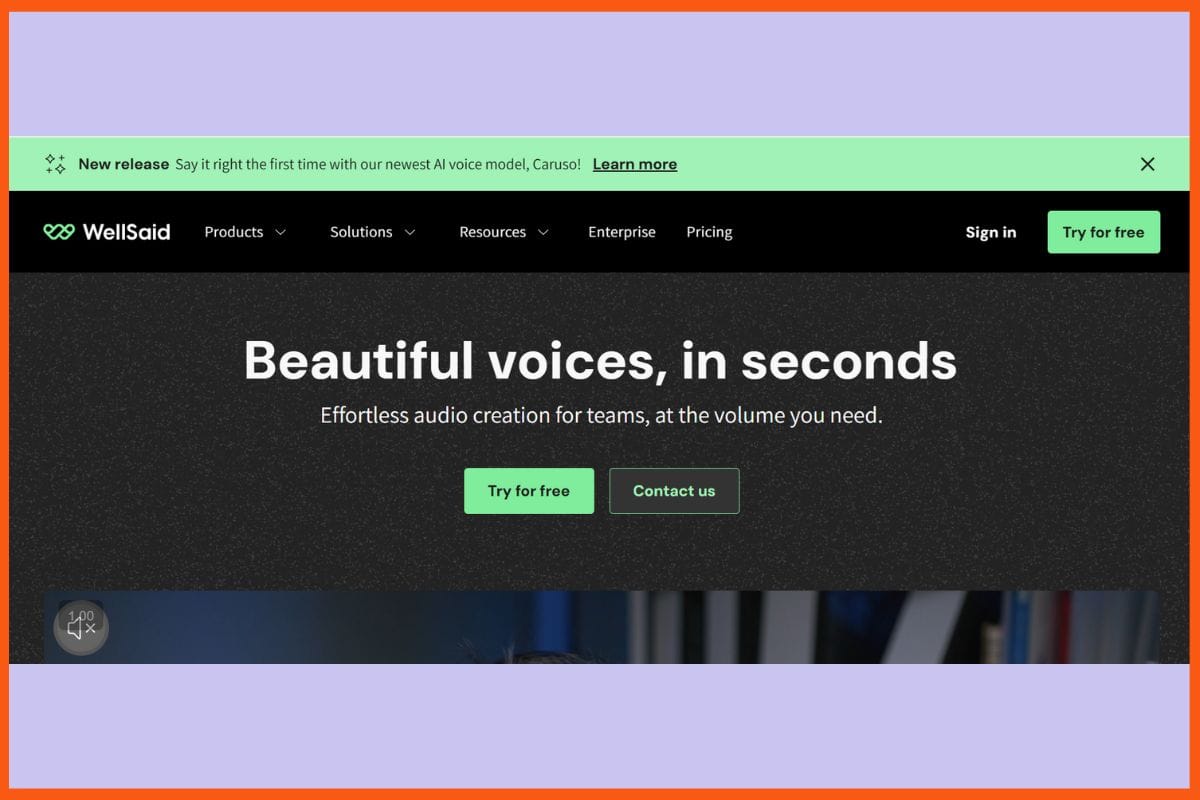 WellSaid Labs - Best AI Tools for Voiceovers