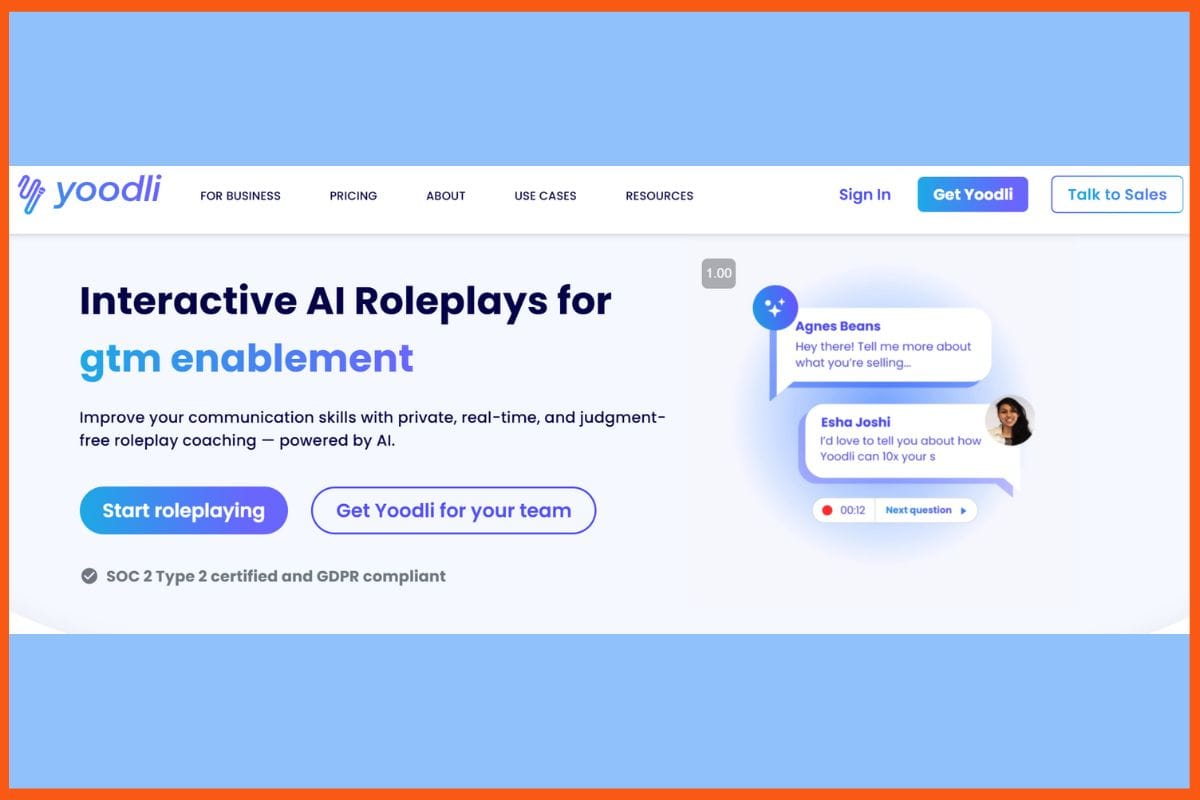 Yoodli AI - Top AI Job Application Assistants