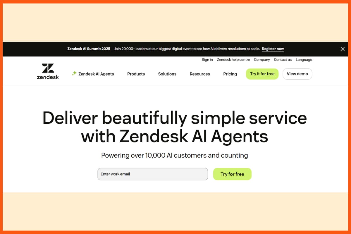 Zendesk - CRM platform