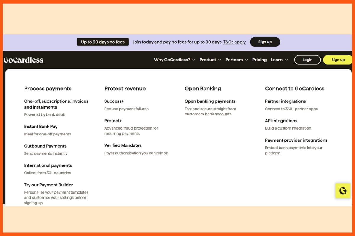GoCardless - Best Payment Gateway for SaaS Startups