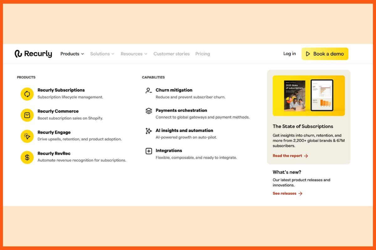 Recurly - Best Payment Gateway for SaaS Startups