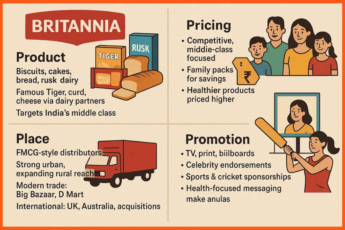Britannia Marketing Mix | Marketing Strategy of Britannia 