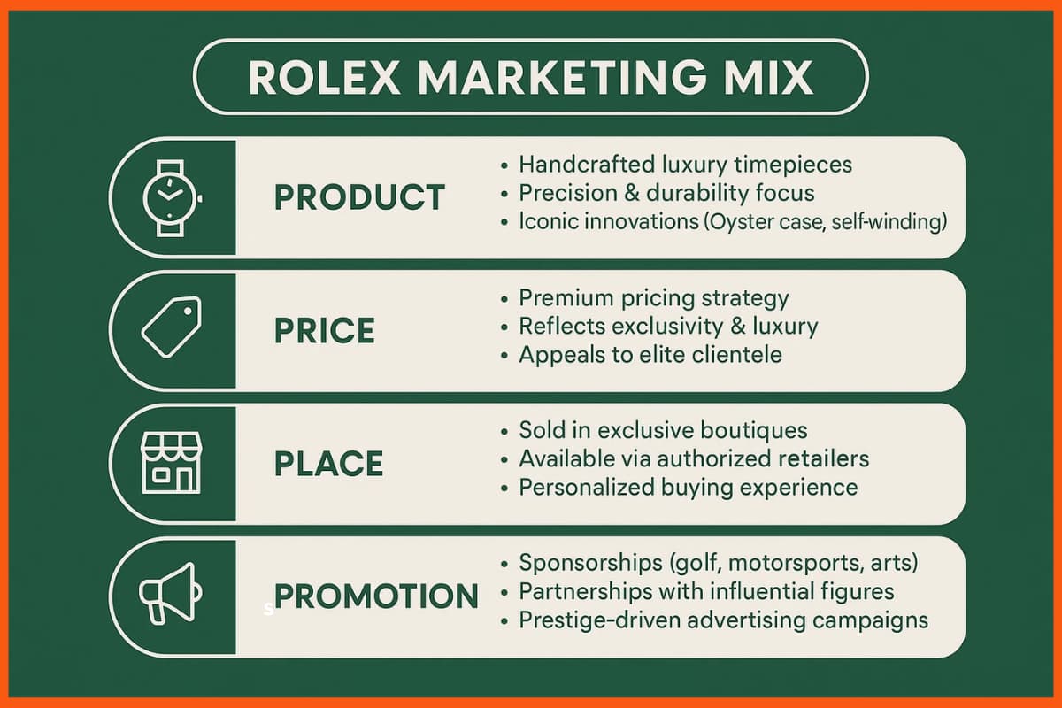 Rolex Marketing Mix
