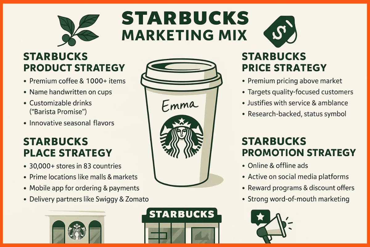 Starbucks Marketing Mix