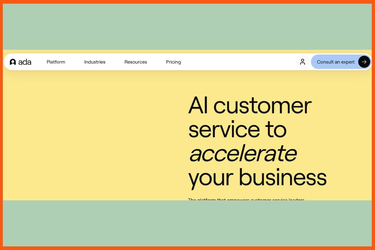 Ada - Best AI Tools for Customer Support Automation 