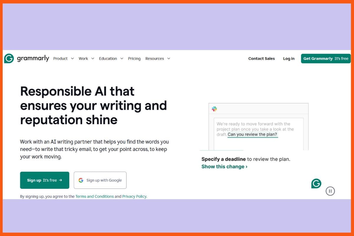 Grammarly - Best AI Virtual Assistants for Admin Tasks