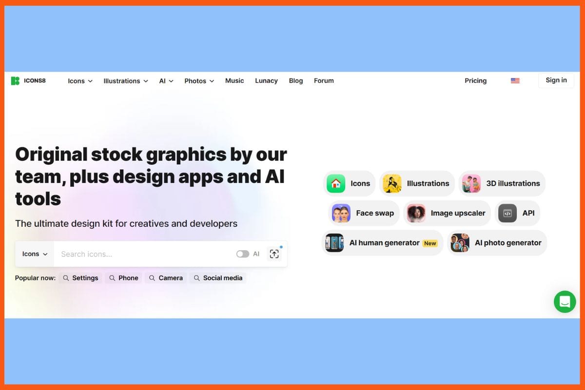 Icons8 - Best AI Tools for Face Swap