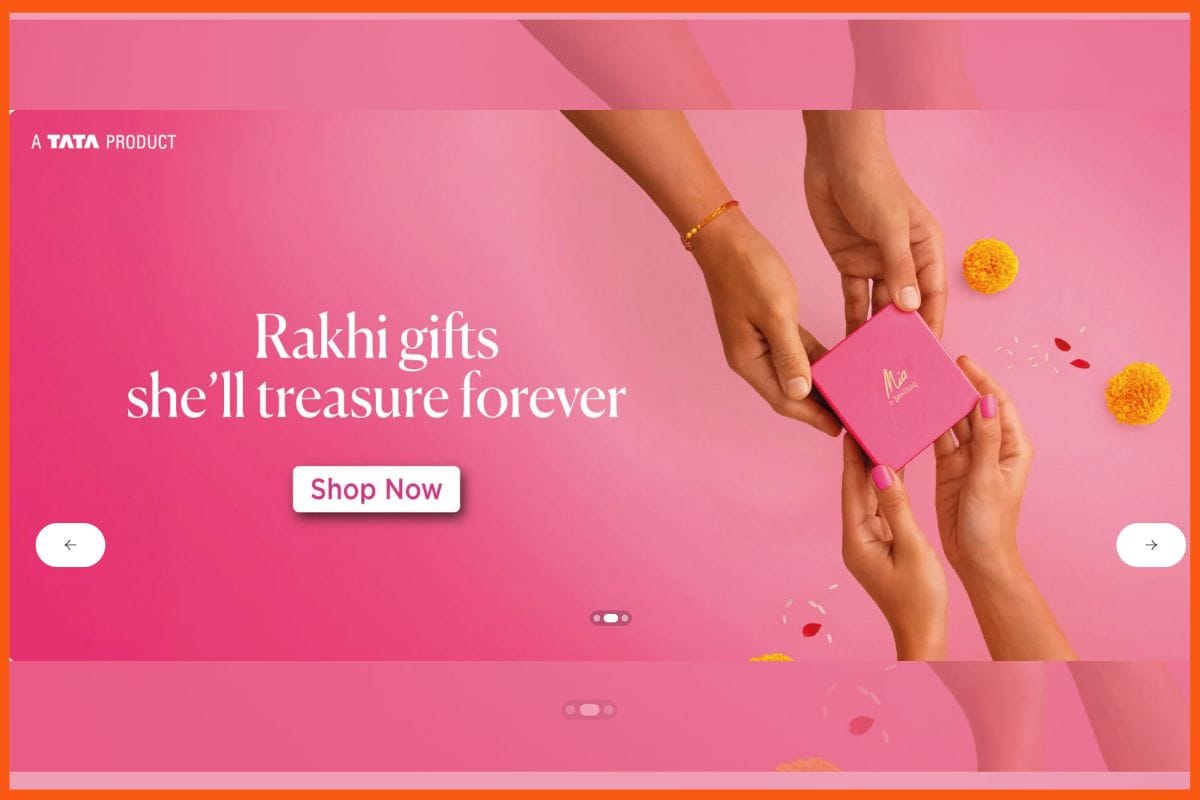 Mia by Tanishq - Best Indian Jewellery Brands for Raksha Bandhan Gifting