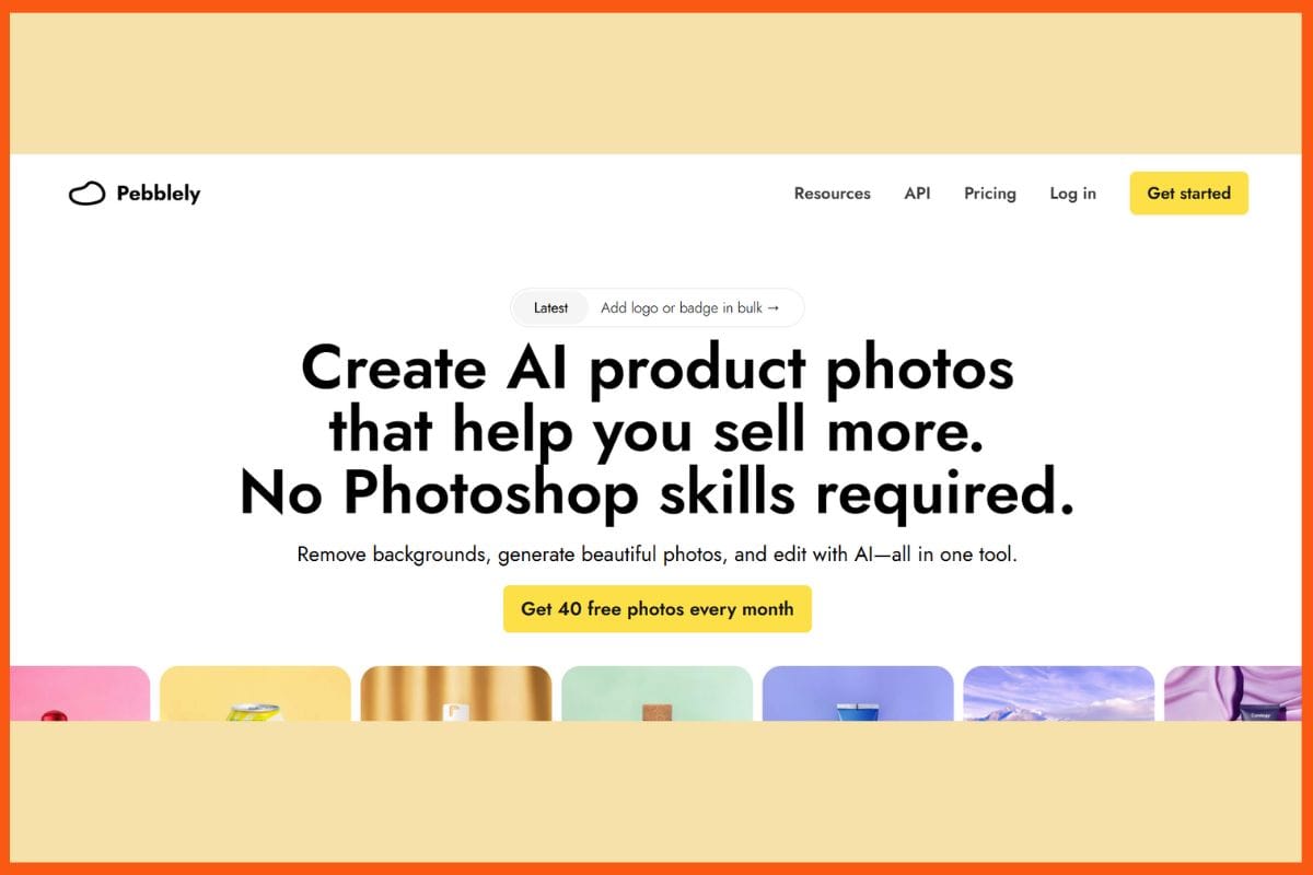 Pebblely - Best AI Tools for Creating Product Photos