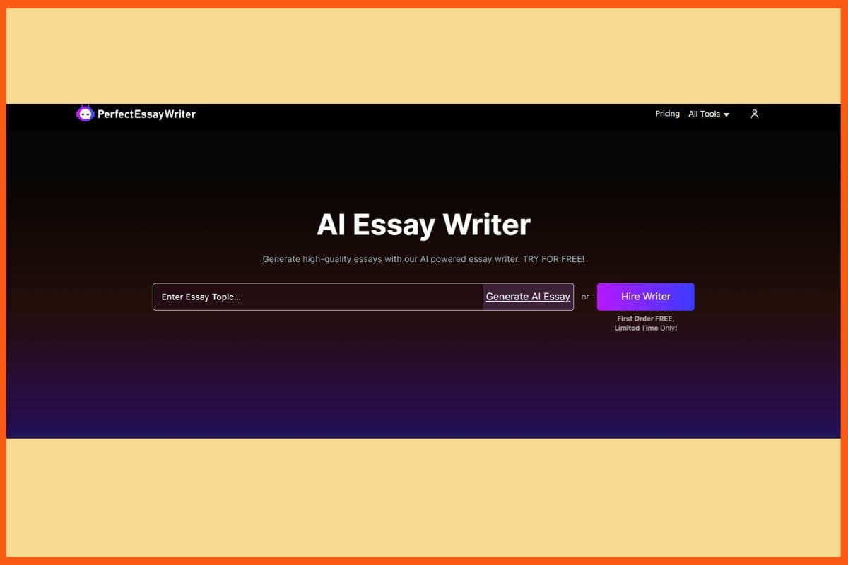 PerfectEssayWriter.ai - Top AI Tools to Write Essays Faster and Smarter