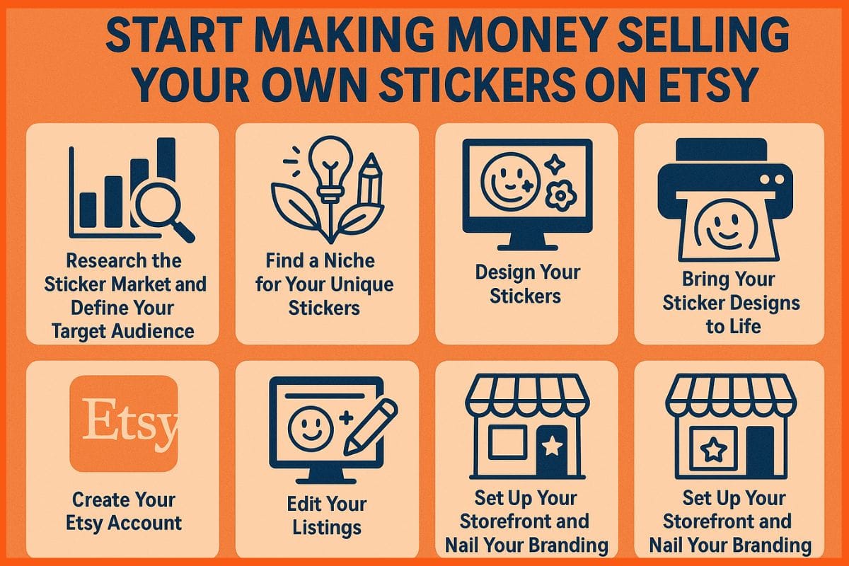 Start Making Money Selling Your Own Stickers on Etsy