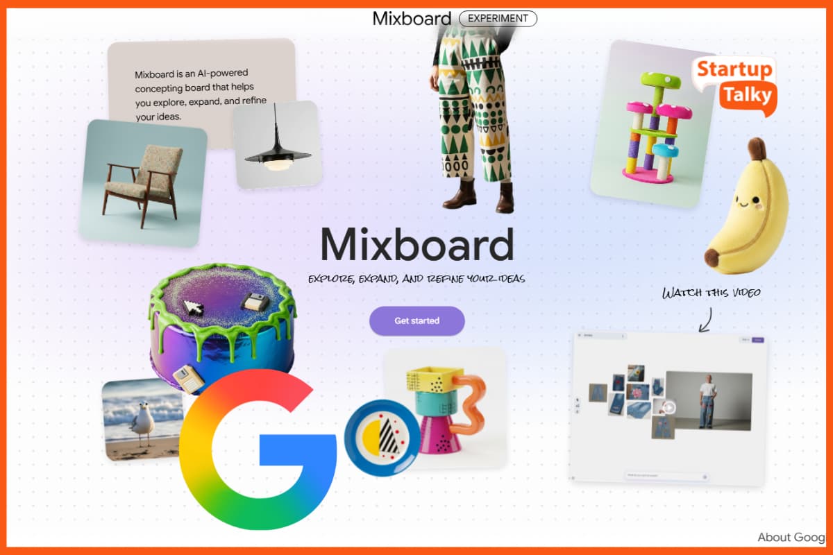 Google Launches Mixboard, an AI Moodboard App to Rival Pinterest