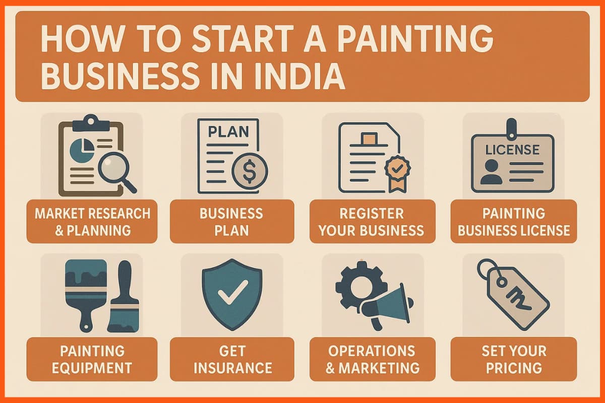 How to Start Painting Business in India | Steps to Starting a Painting Business