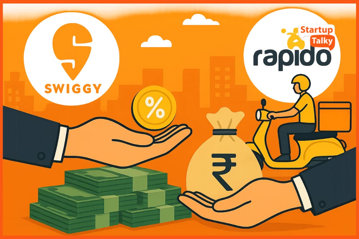 Swiggy Sells 12% Stake in Rapido for INR 2,399 Crore as Food Delivery Conflict Emerges