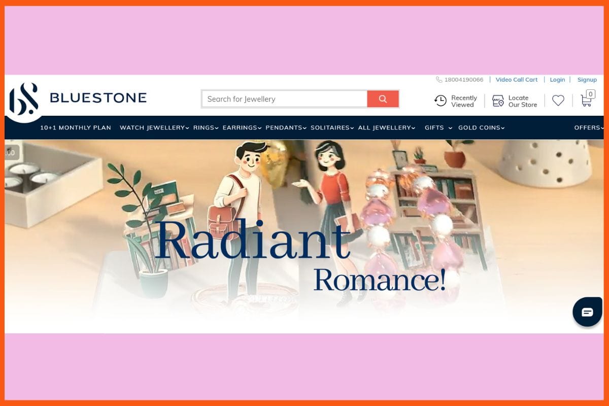 Bluestone - Best Jewellery Franchises in India 