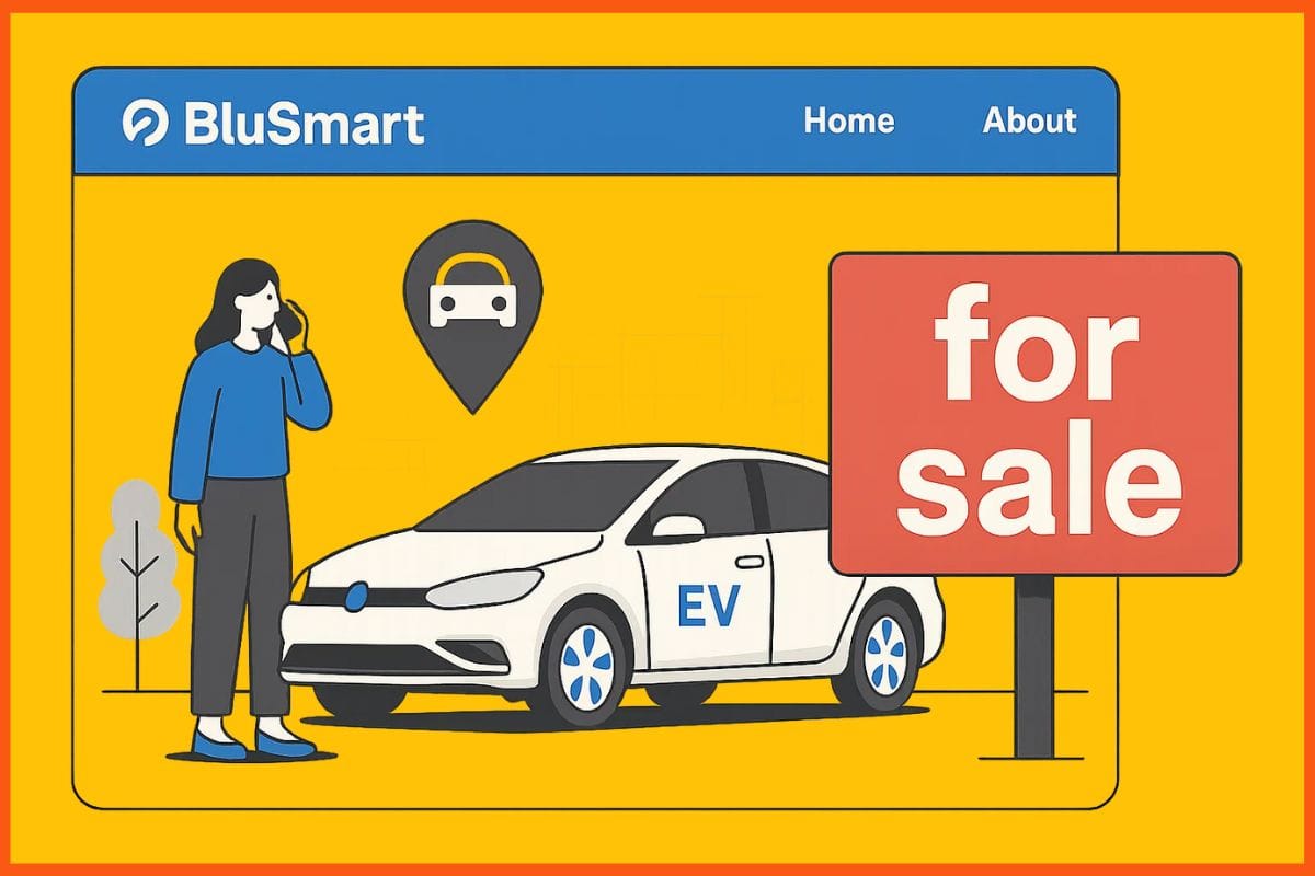 BluSmart EV Ride-Hailing Website Domain Listed for Sale