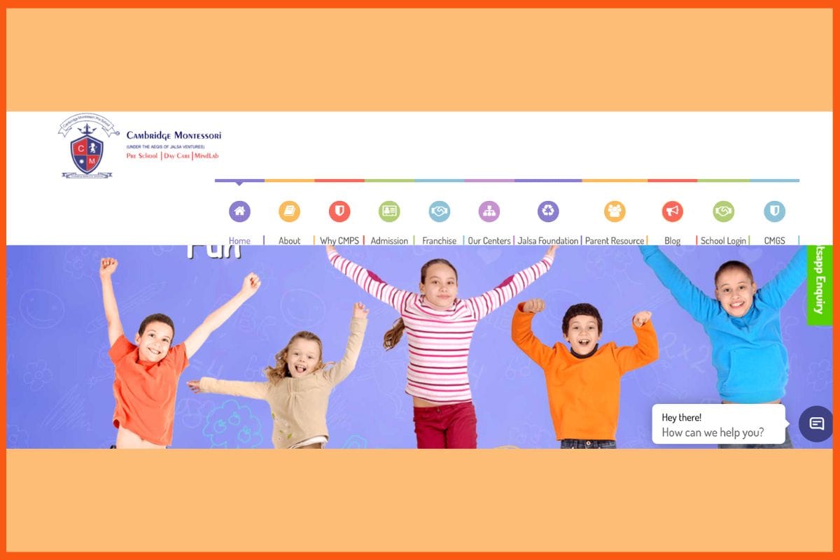 Cambridge Montessori - Best 10 Preschool Franchises in India