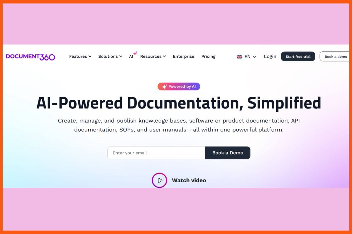 Document360 - AI-Powered Document Generation and Formatting Tools