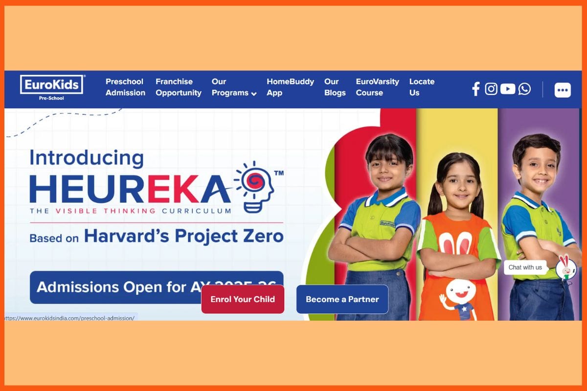 EuroKids - Best 10 Preschool Franchises in India