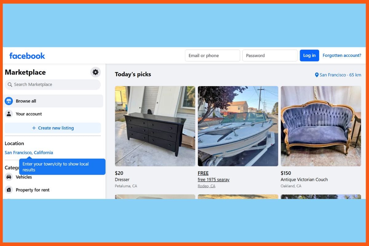 Facebook Marketplace - Top Online Selling Platforms in India