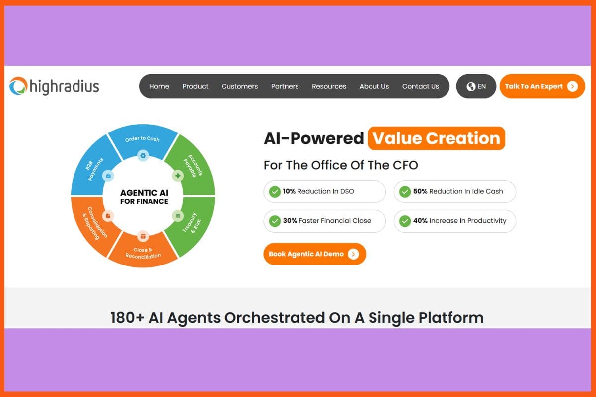HighRadius - Top AI Tools for Debt Collection