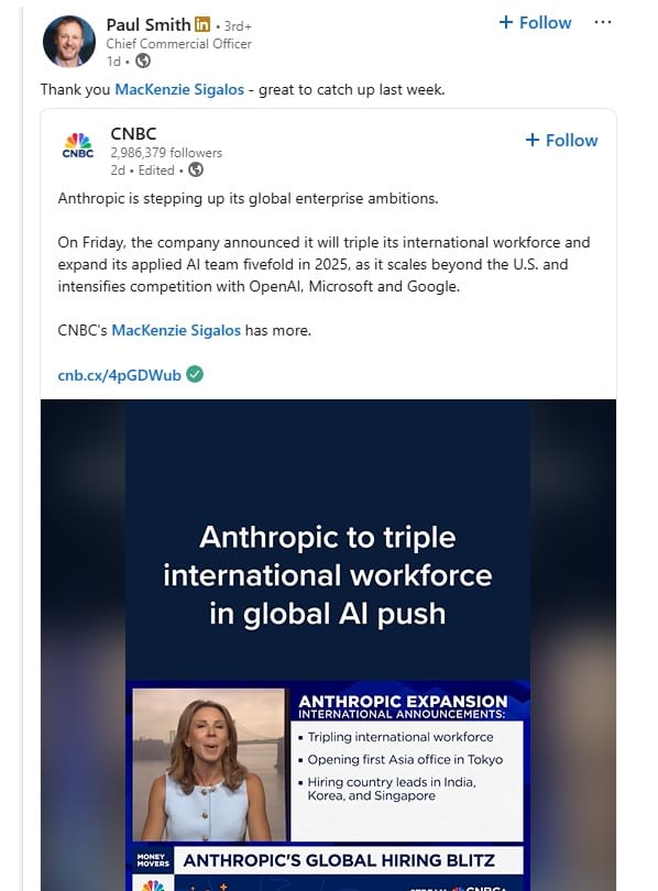 CNBC Offical Report