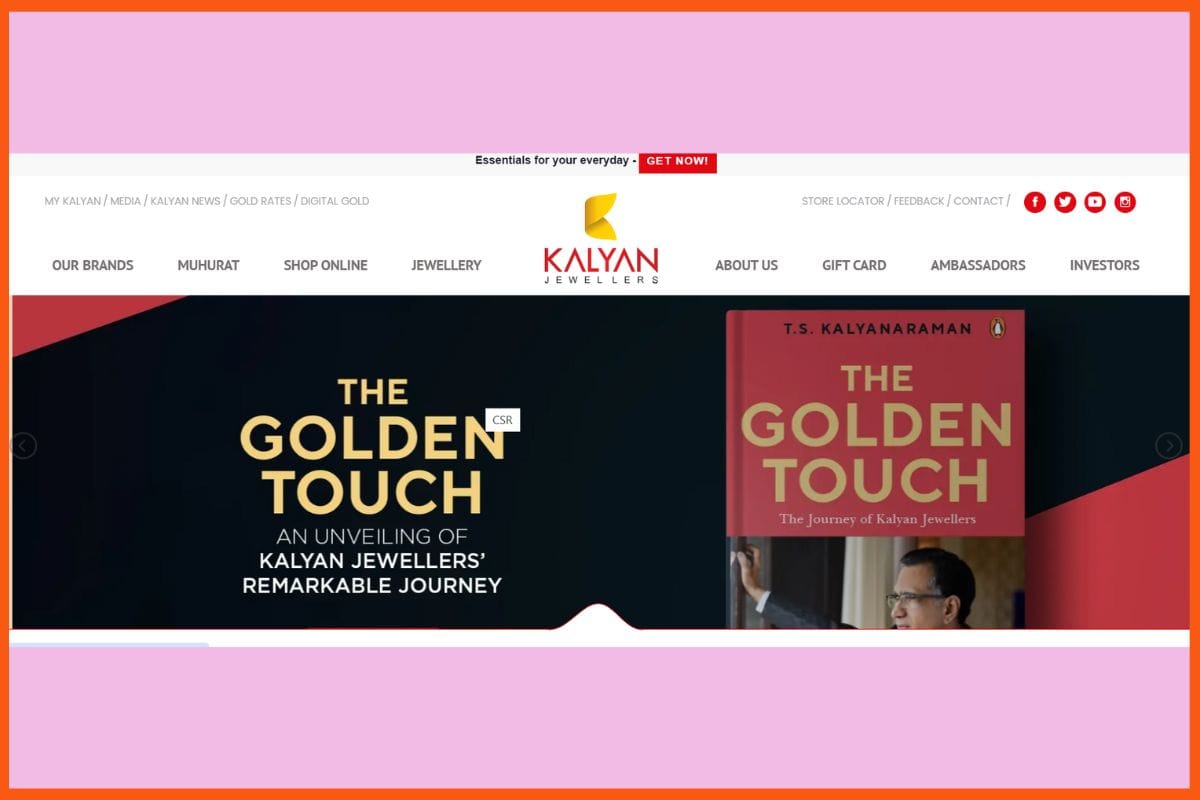 Kalyan Jewellers - Best Jewellery Franchises in India