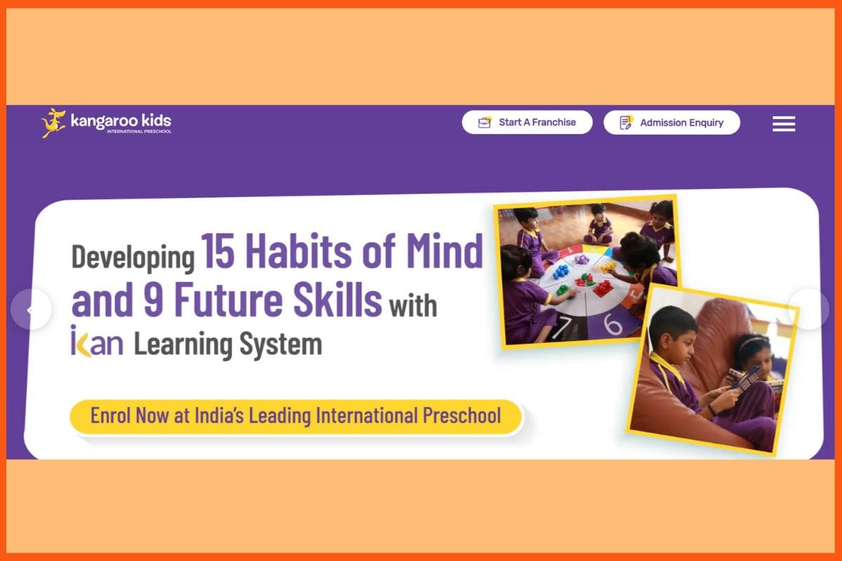 Kangaroo Kids - Best 10 Preschool Franchises in India