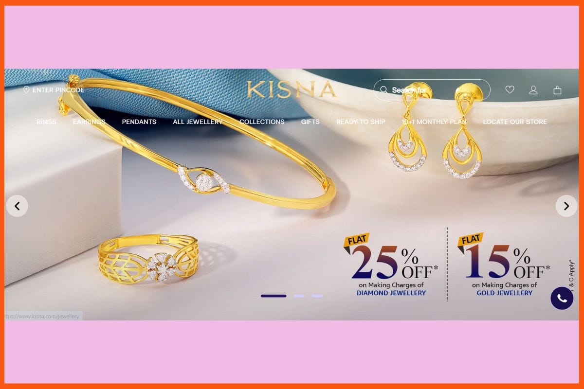  Kisna Jewellers - Best Jewellery Franchises in India