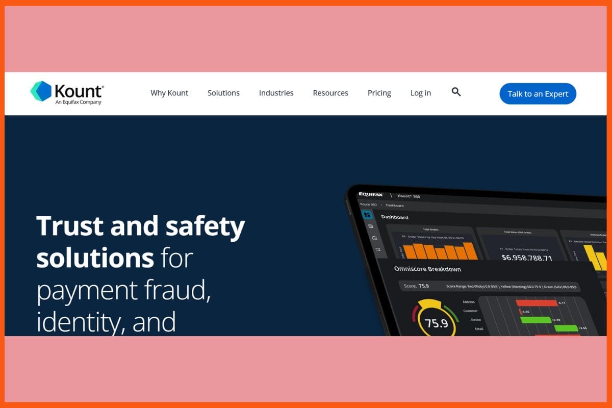 Kount - Best AI Tools for Fraud Detection in Banking