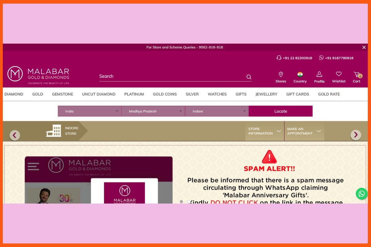 Malabar Gold & Diamonds - Best Jewellery Franchises in India 