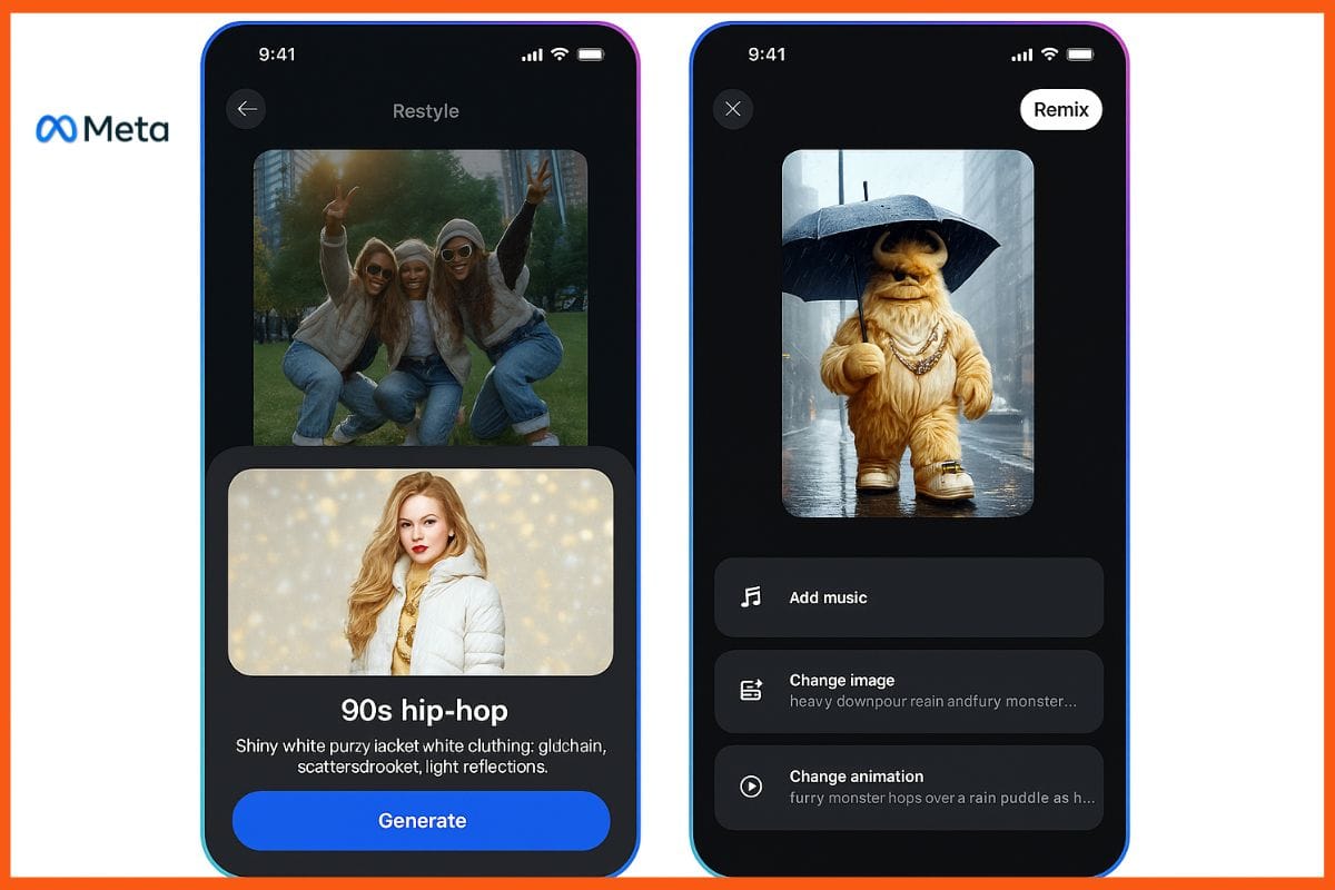 Meta Launches "Vibes" for Fun Videos With AI