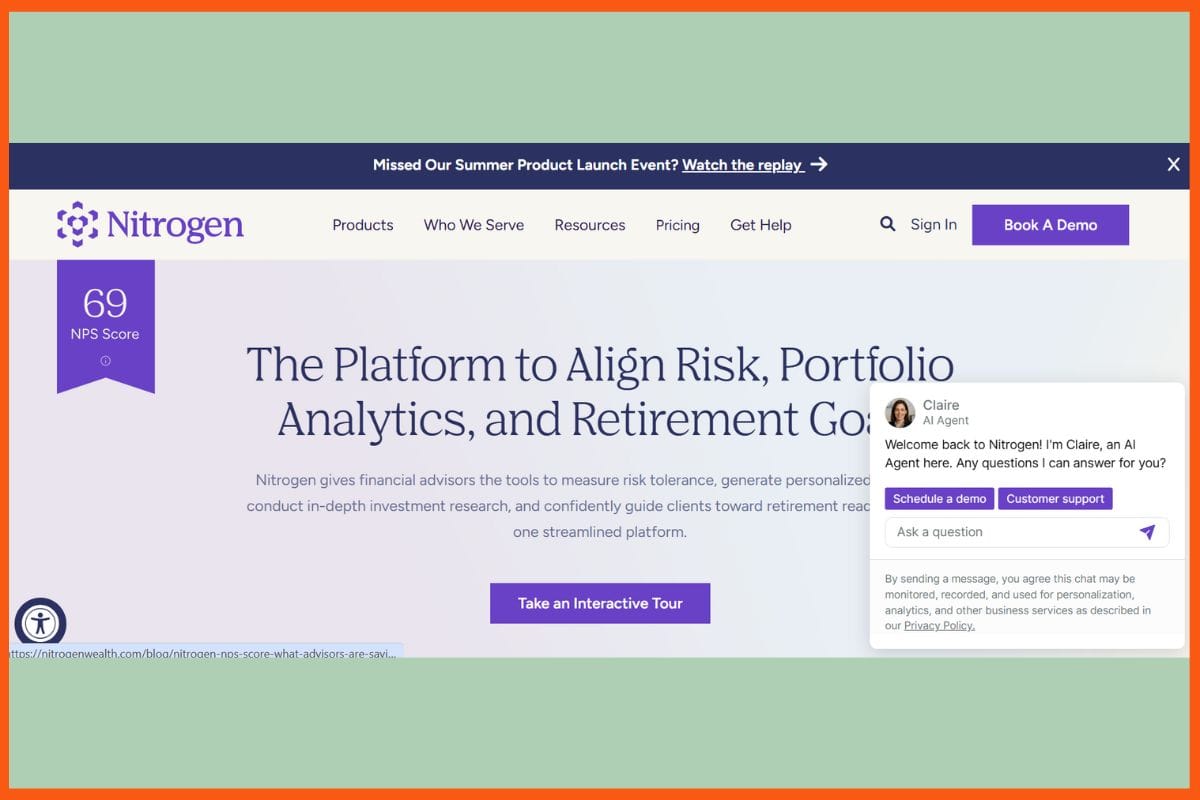 Nitrogen Wealth - Best AI Tools for Portfolio Management