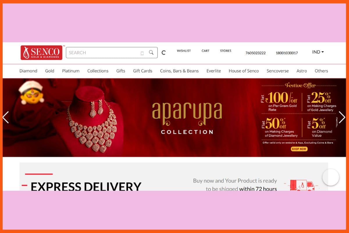 Senco Gold & Diamonds - Best Jewellery Franchises in India 