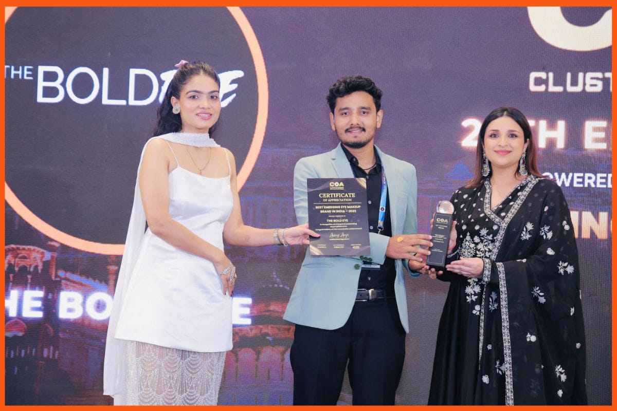 The Bold Eye Named Best Emerging Eye Makeup Brand in India 2025 at COA Delhi