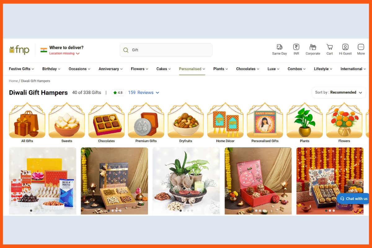 Ferns N Petals - Online Gifting Platform