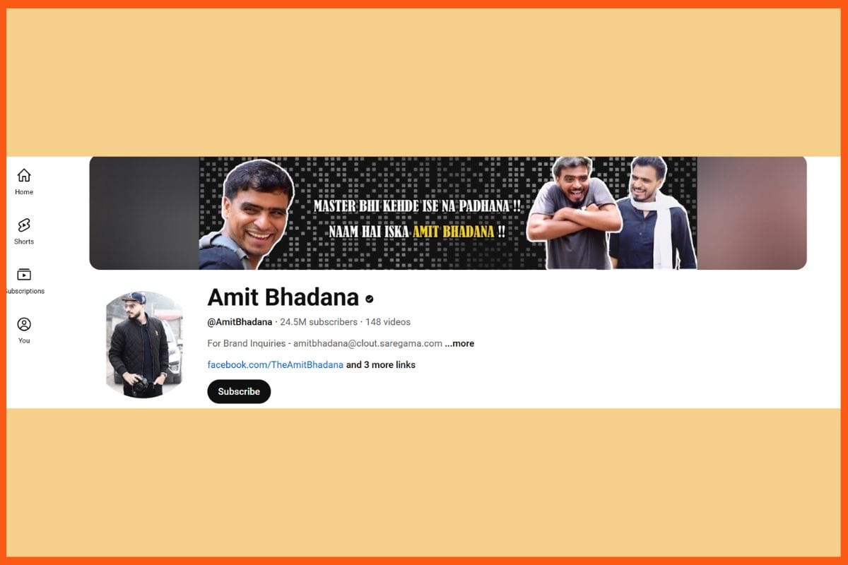 Amit Bhadana - Top Richest YouTubers in India in 2025