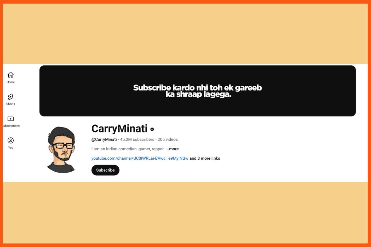 CarryMinati - Top Richest YouTubers in India in 2025