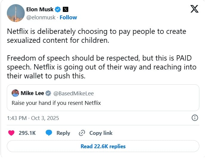 Image Credits - Elon Musk's 'X' account