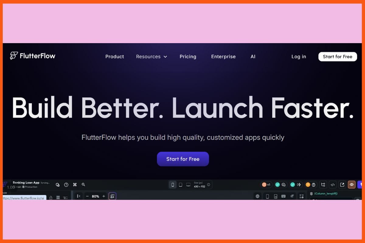 FlutterFlow - Best AI Tools to Build Apps