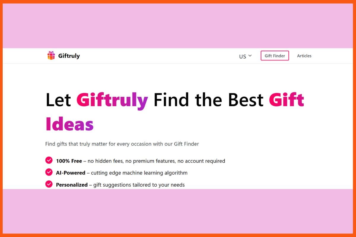 Giftruly - Top AI Gift Finders