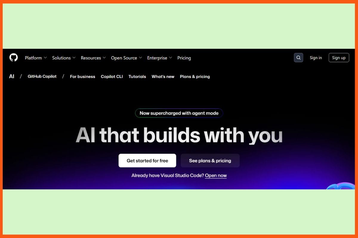 GitHub Copilot - Best AI Agents for Writing Code