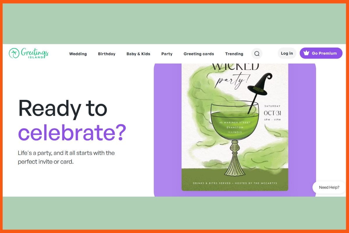 Greetings Island - AI Tools for Making Invitation Cards