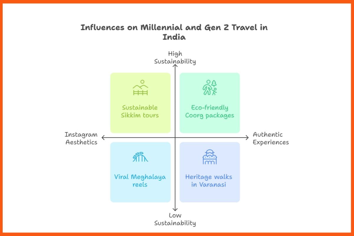 Influences on Millennial and GenZ Travel in India