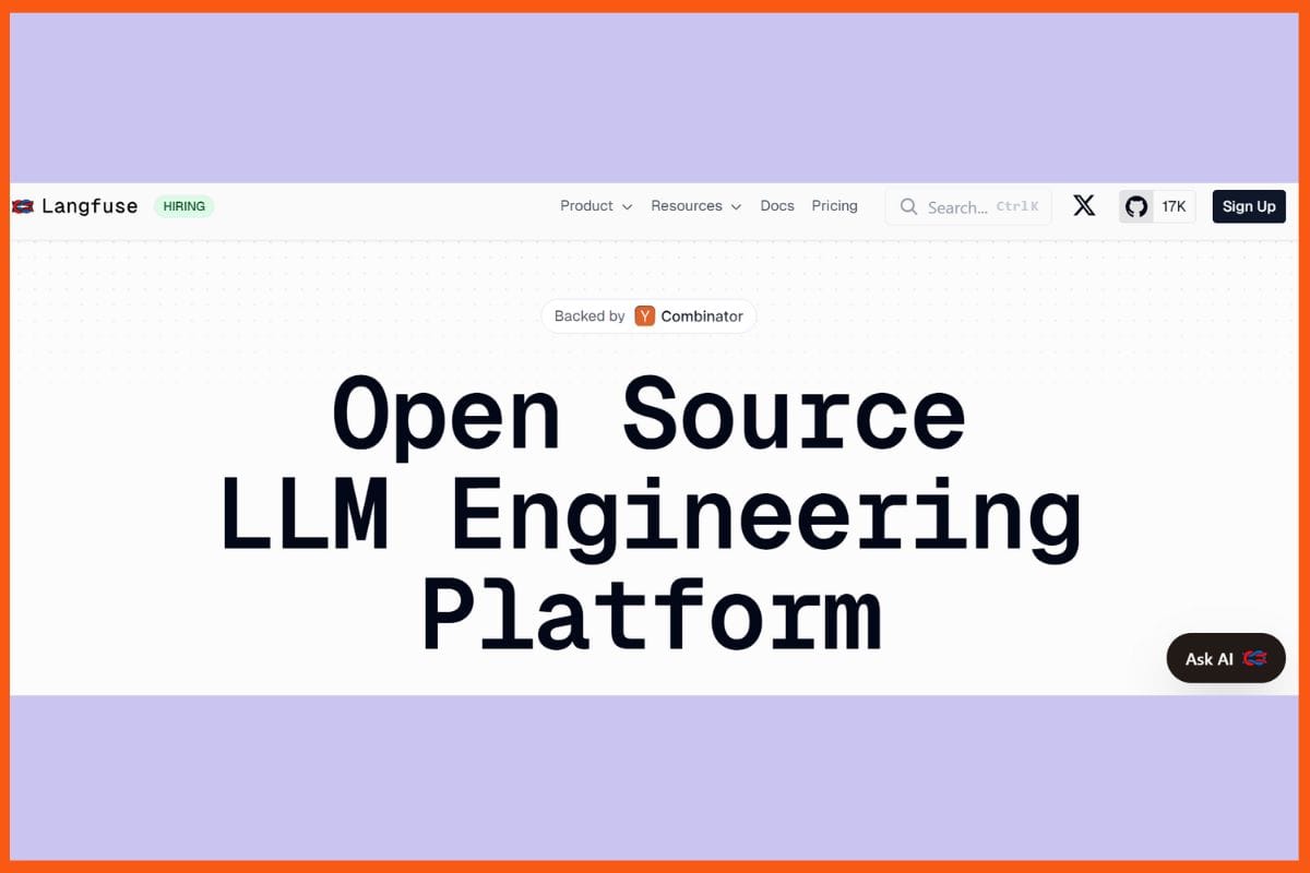 Langfuse - Top LLM Monitoring Tools