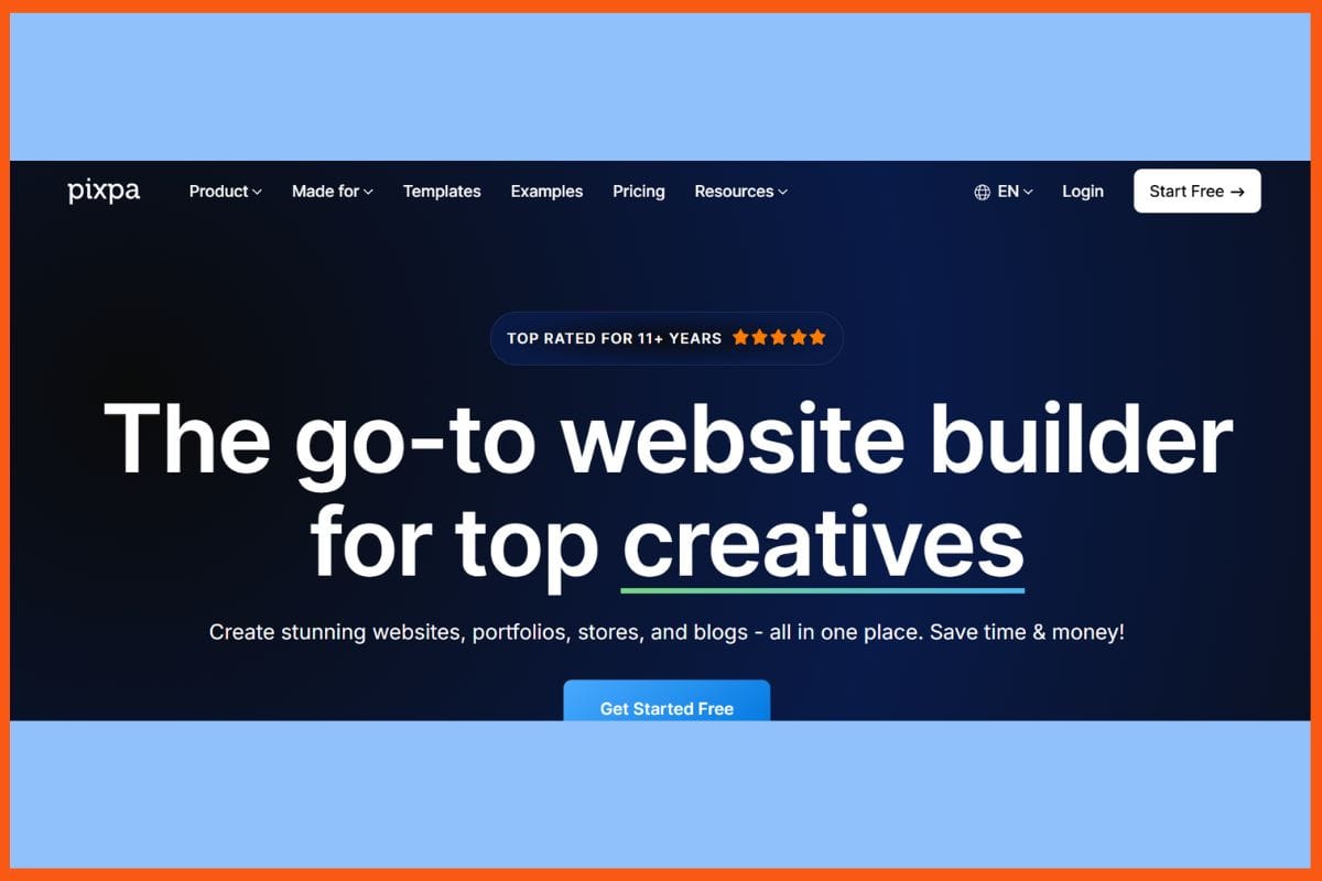 Pixpa - Top AI Portfolio Generators